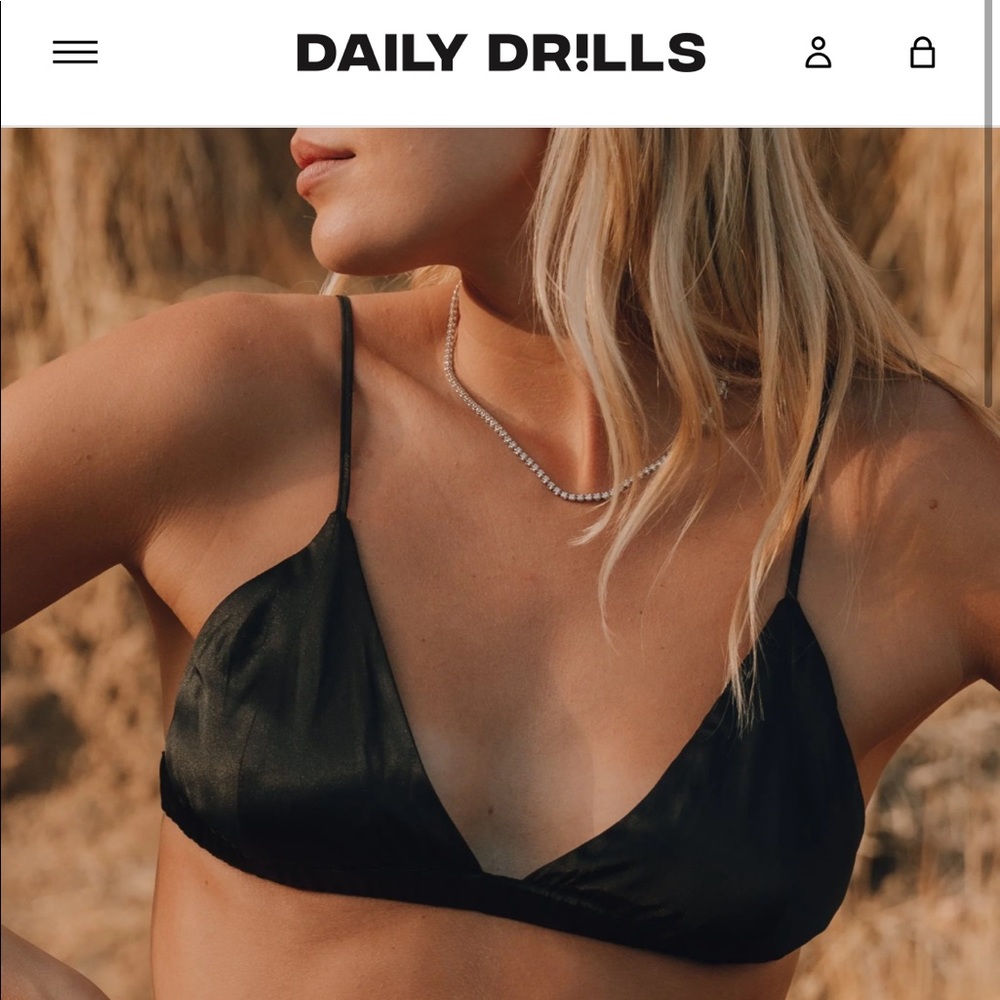 Daily drills silky bralette